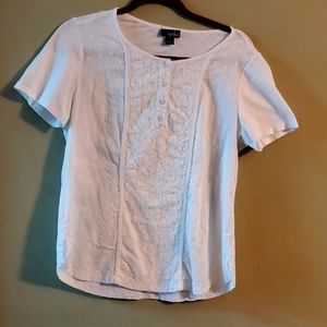White embroidery top